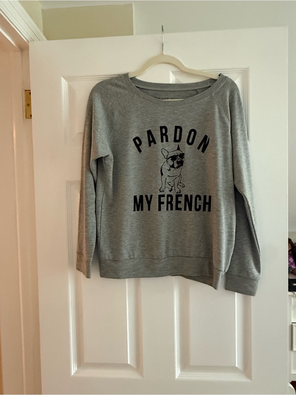 Prince Peter Collection Gray Crewneck Sweatshirt - Picture 2 of 3